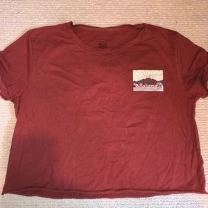 billabong cropped t-shirt